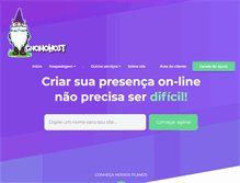 Tablet Screenshot of gnomohost.com